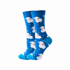 Cartoon Sheep Socks