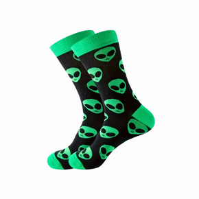 Men's Alien Print Socks