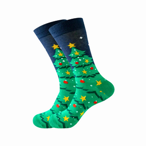 Unisex Christmas Tree Socks